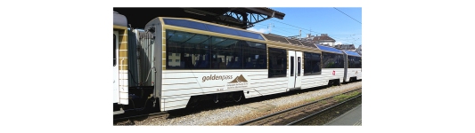 Bemo 3599346 - H0 - Niederflurwagen Bs 236 goldenpass Regio, MOB,Ep. VI